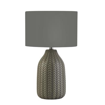 x Paramount Table Lamp - Grey Ceramic