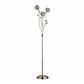 Bellis II 3Lt Floor Lamp - Antique Brass & Crystal Beads