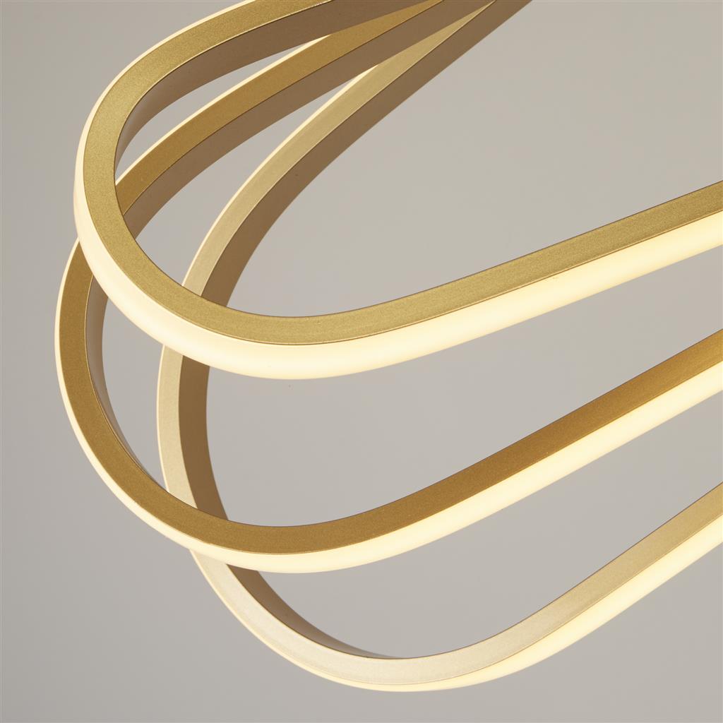 Clip Pendant - Gold Metal