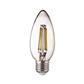 Pack 10 E27 LED Filament Candle Lamps- 6W, 540Lm, Warm White
