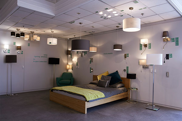 image of the searchlight electric lighting show room