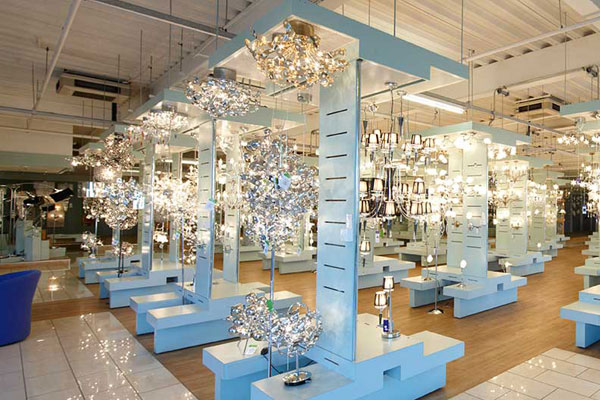 an image of the searchlight lighting wholesale showroom