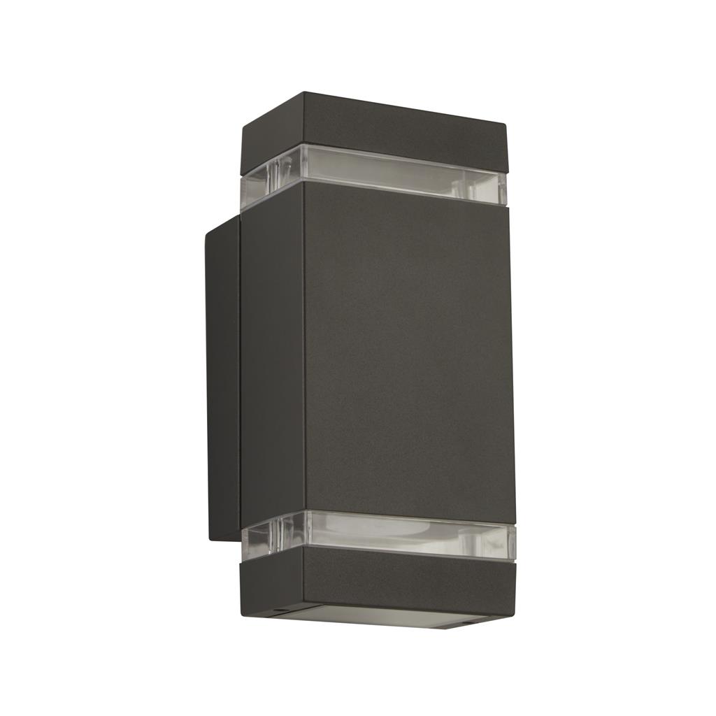 Sheffield LED Outdoor Wall Light -Grey, Clear Diffuser, IP44