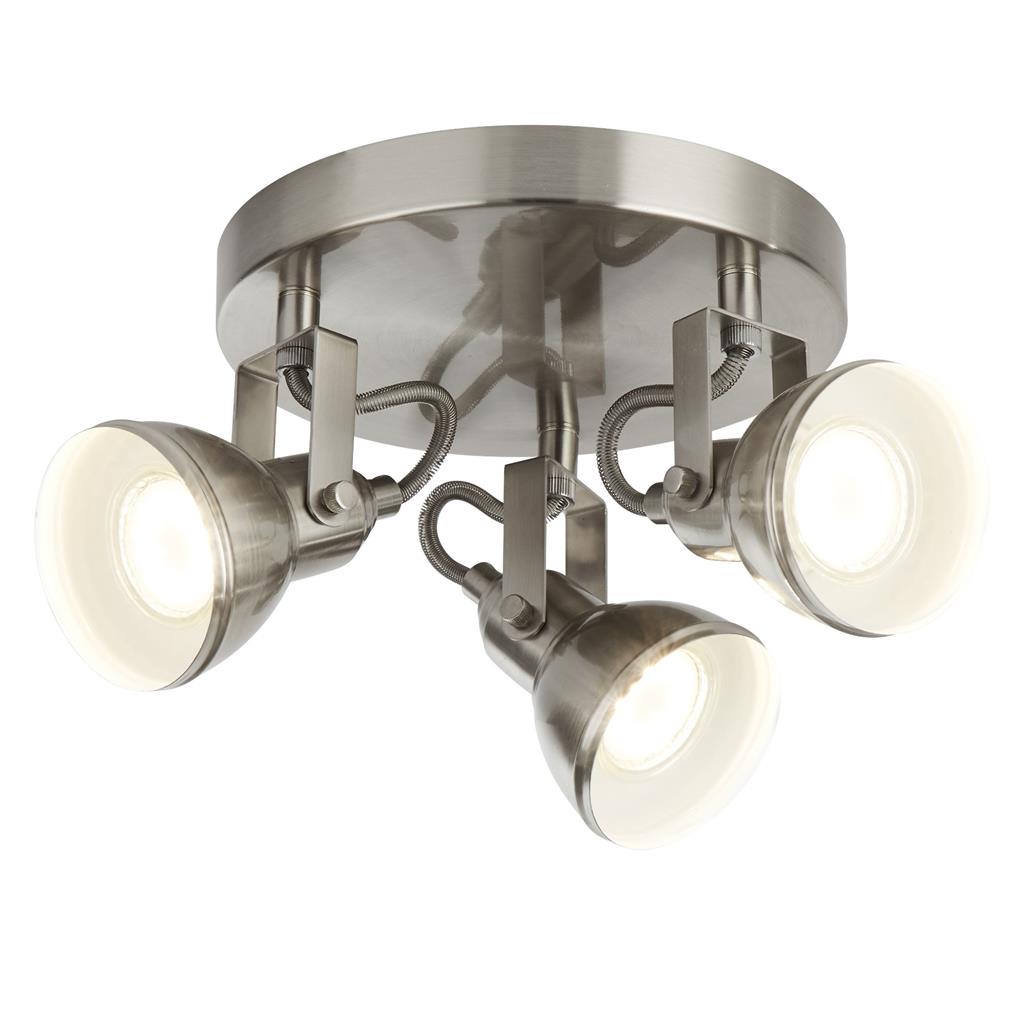 Focus 3Lt Industrial Spotlight - Satin Silver