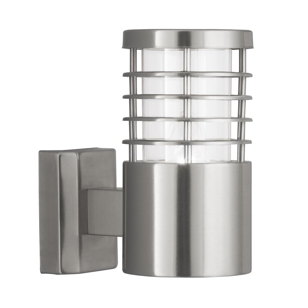 Louvre Outdoor Wall Bracket  -  Stainless Steel, IP44