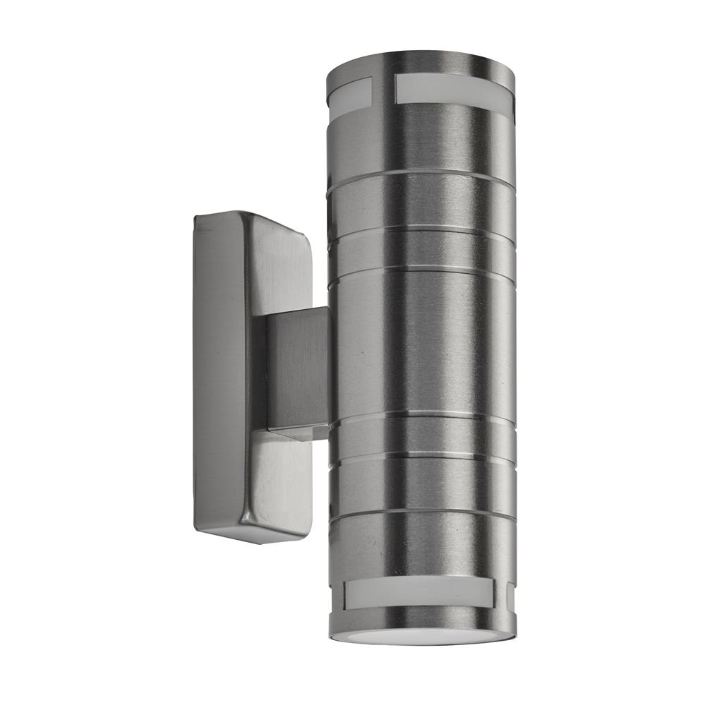 Metro LED Outdoor Wall Light -Stainless Steel, Frosted Glass