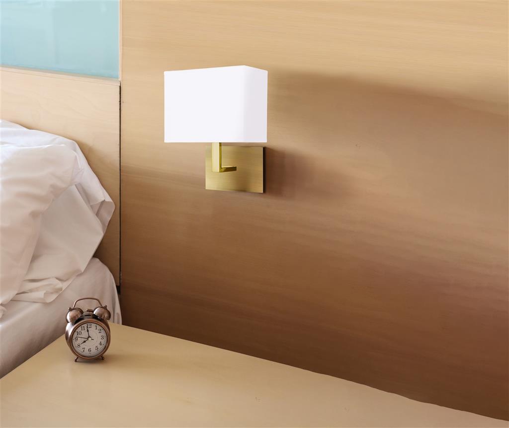 Hotel LED 2LT Adjustable Wall Light - Antique Brass