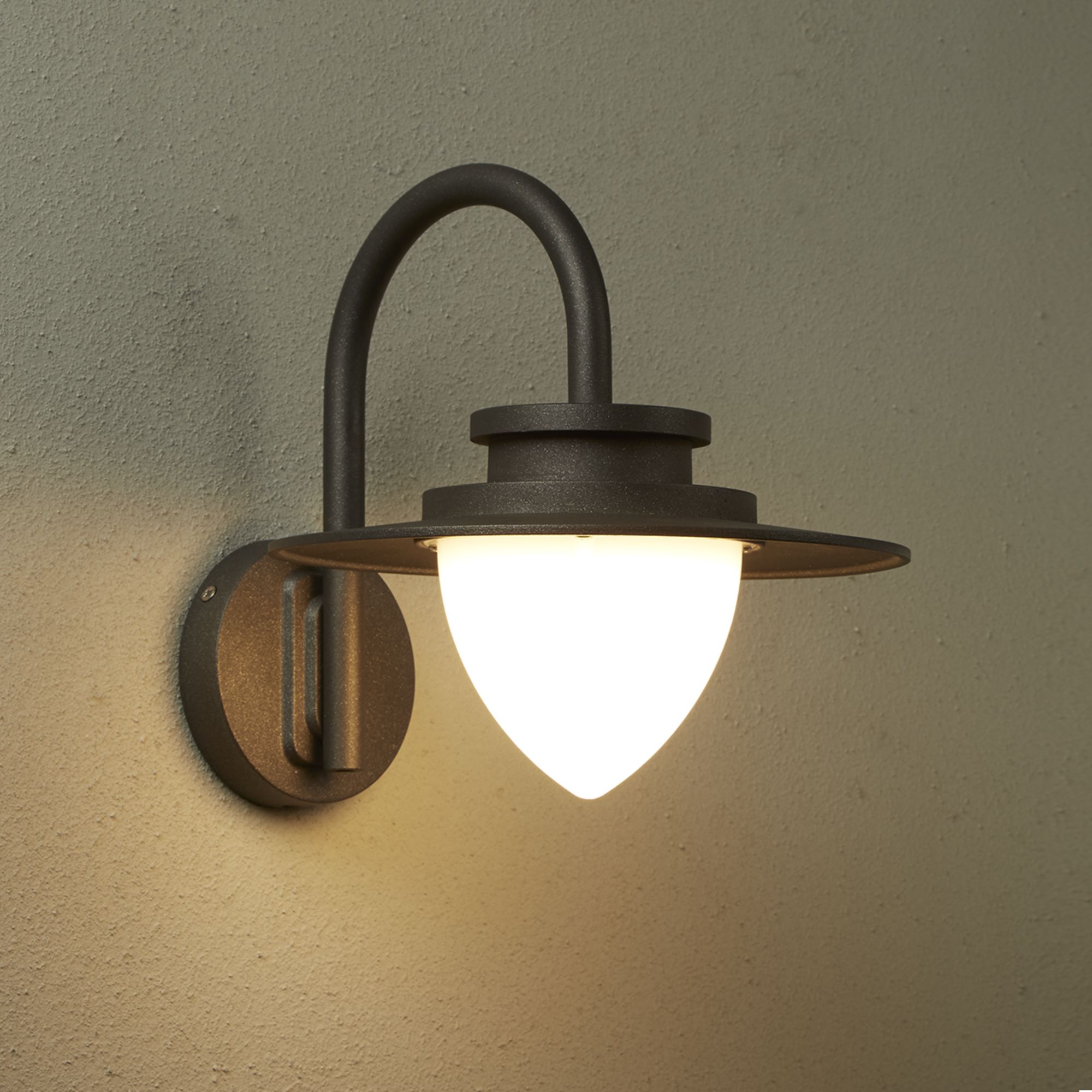 An example of exterior wall lights in style Texas