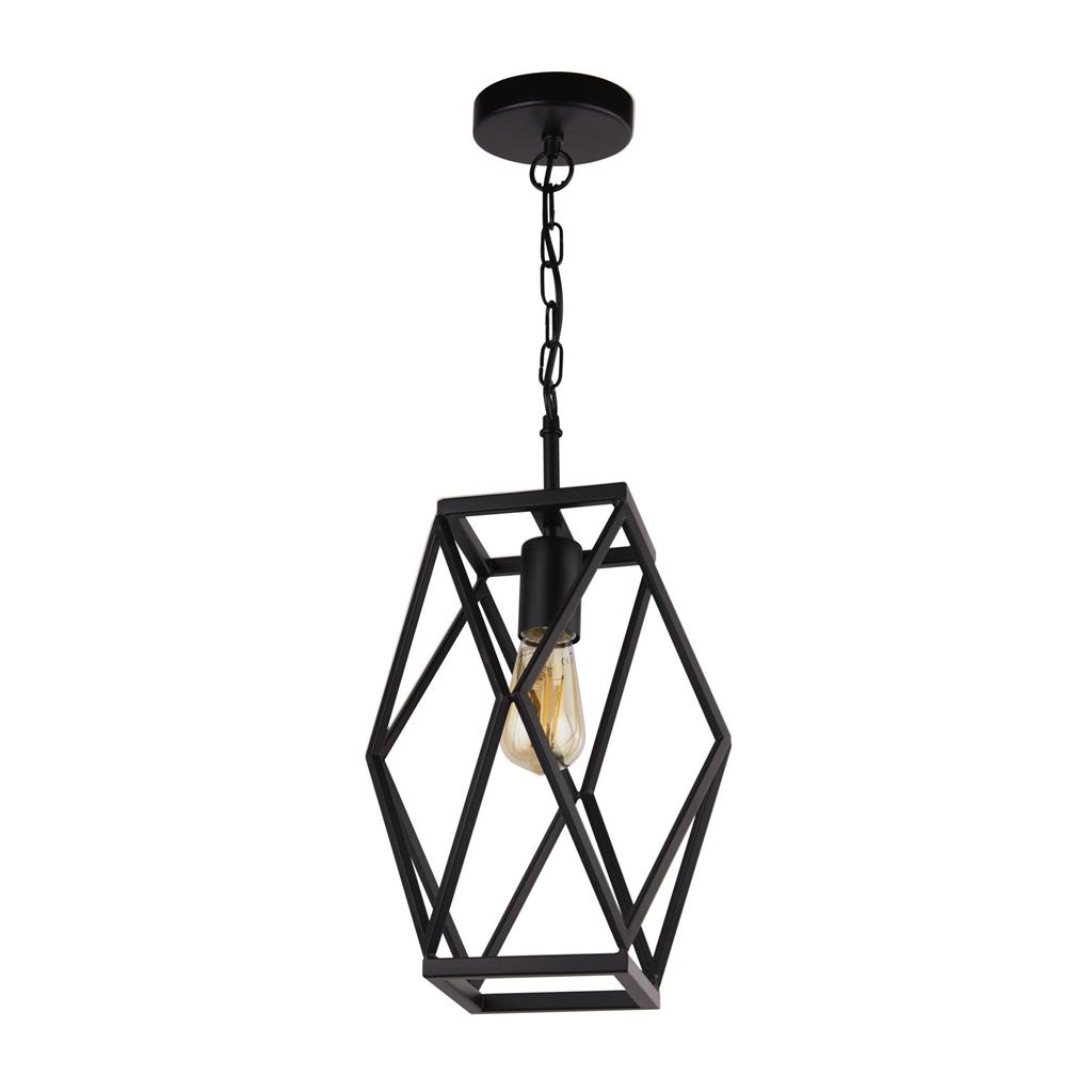 Chassis Ceiling Pendant - Black Metal