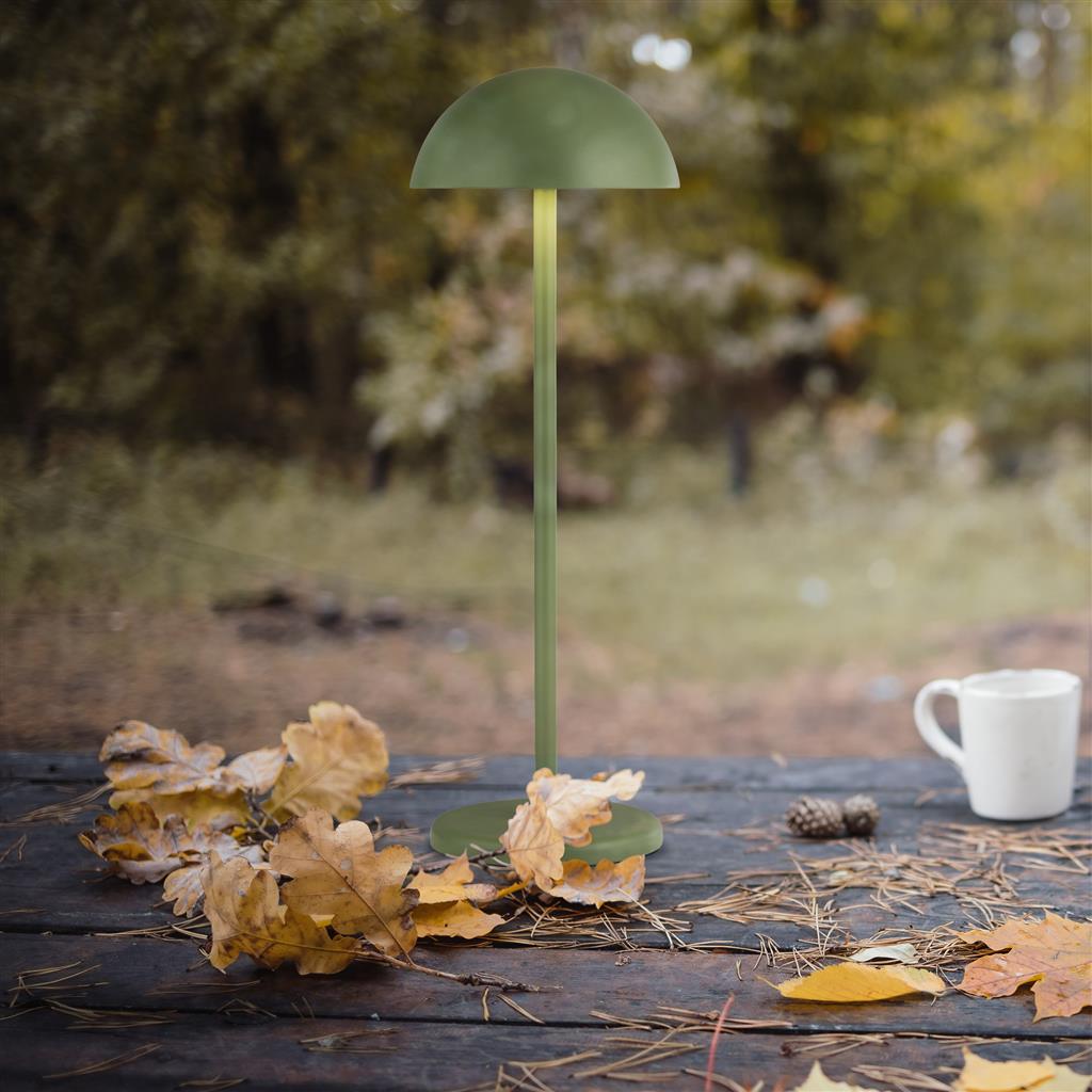 Portabello Portable Outdoor Table Lamp - Green, IP54