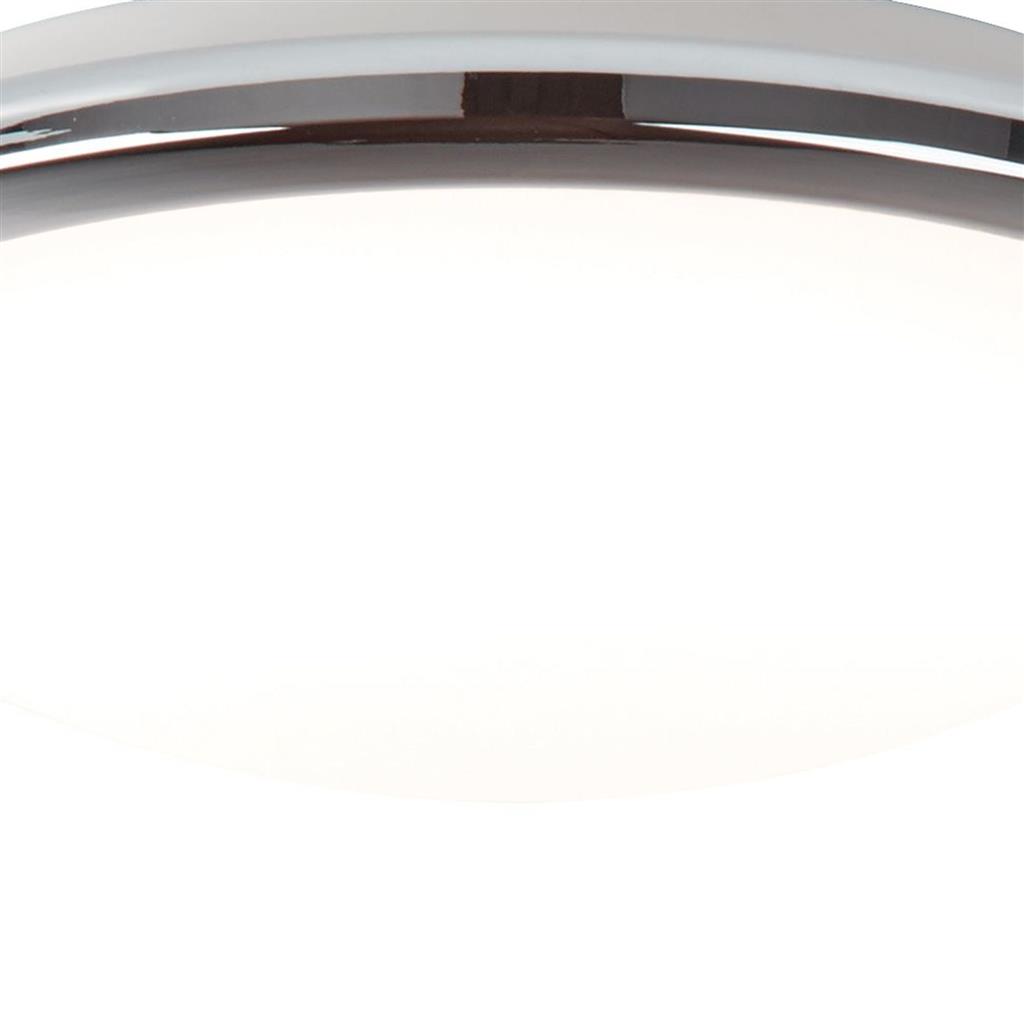 Knutsford LED Flush -  Chrome, Frosted Glass Shade, IP44