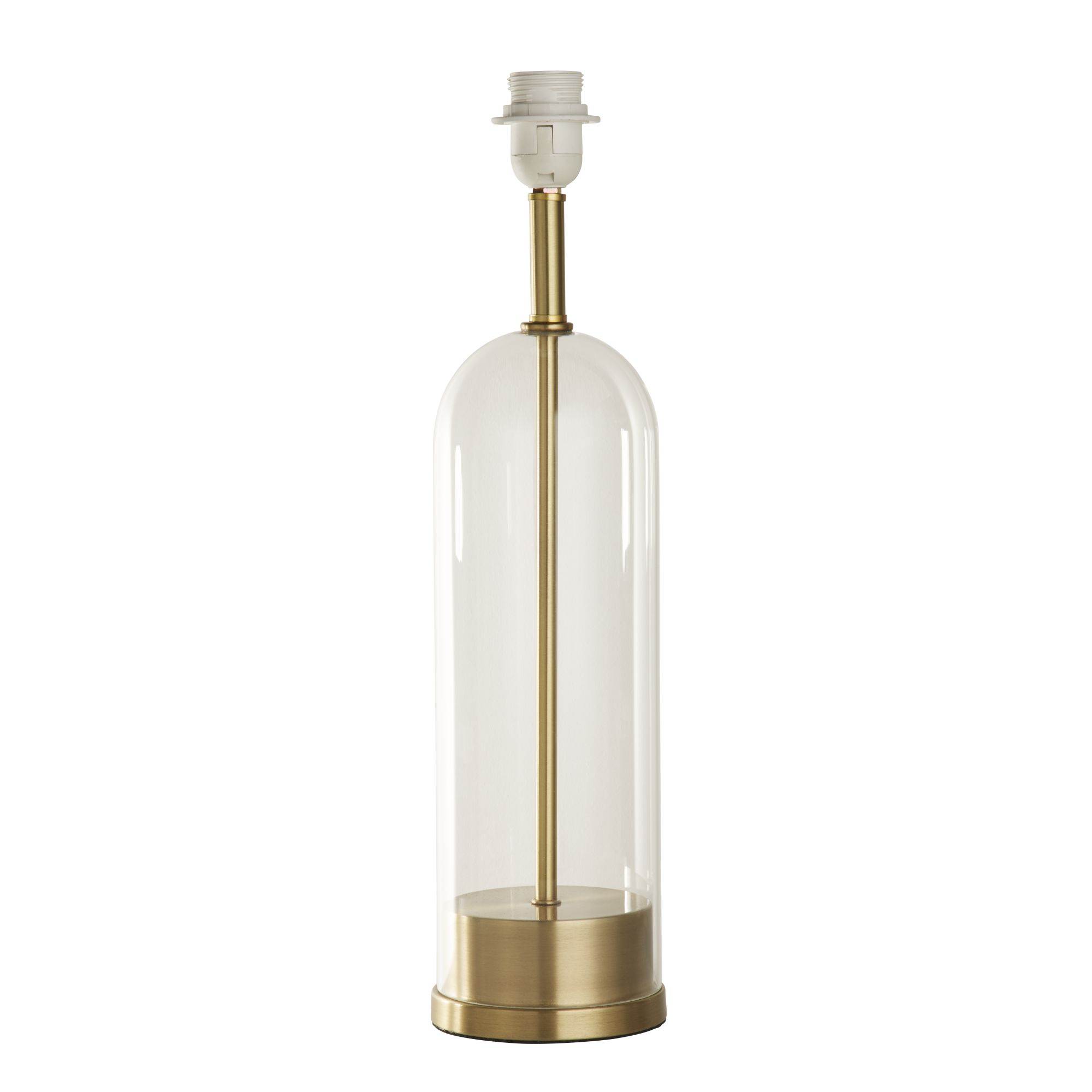 Base Only - Oxford Table Lamp - Brass Metal & Glass