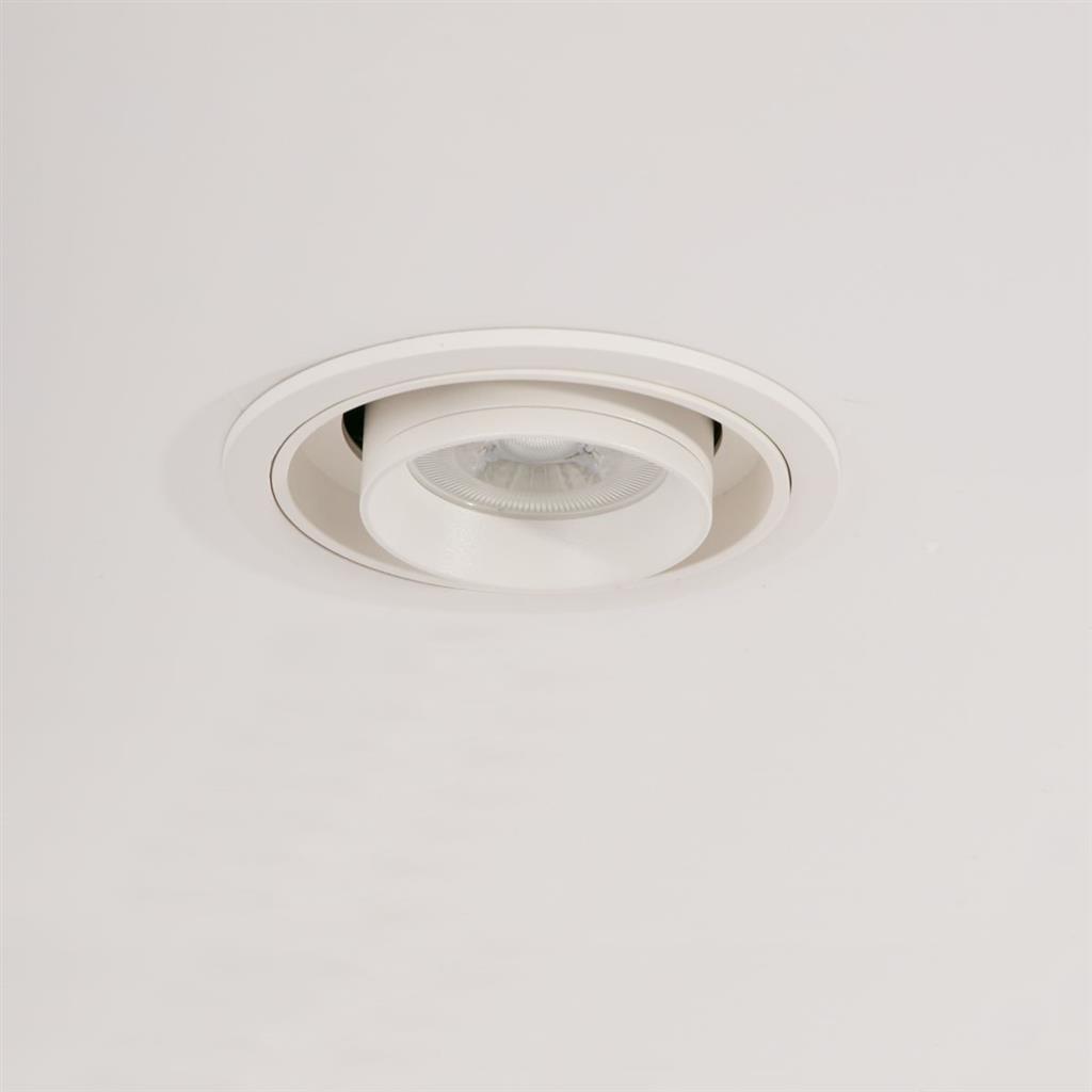 Polo Recessed, Pull Down, Adjustable, GU10, White