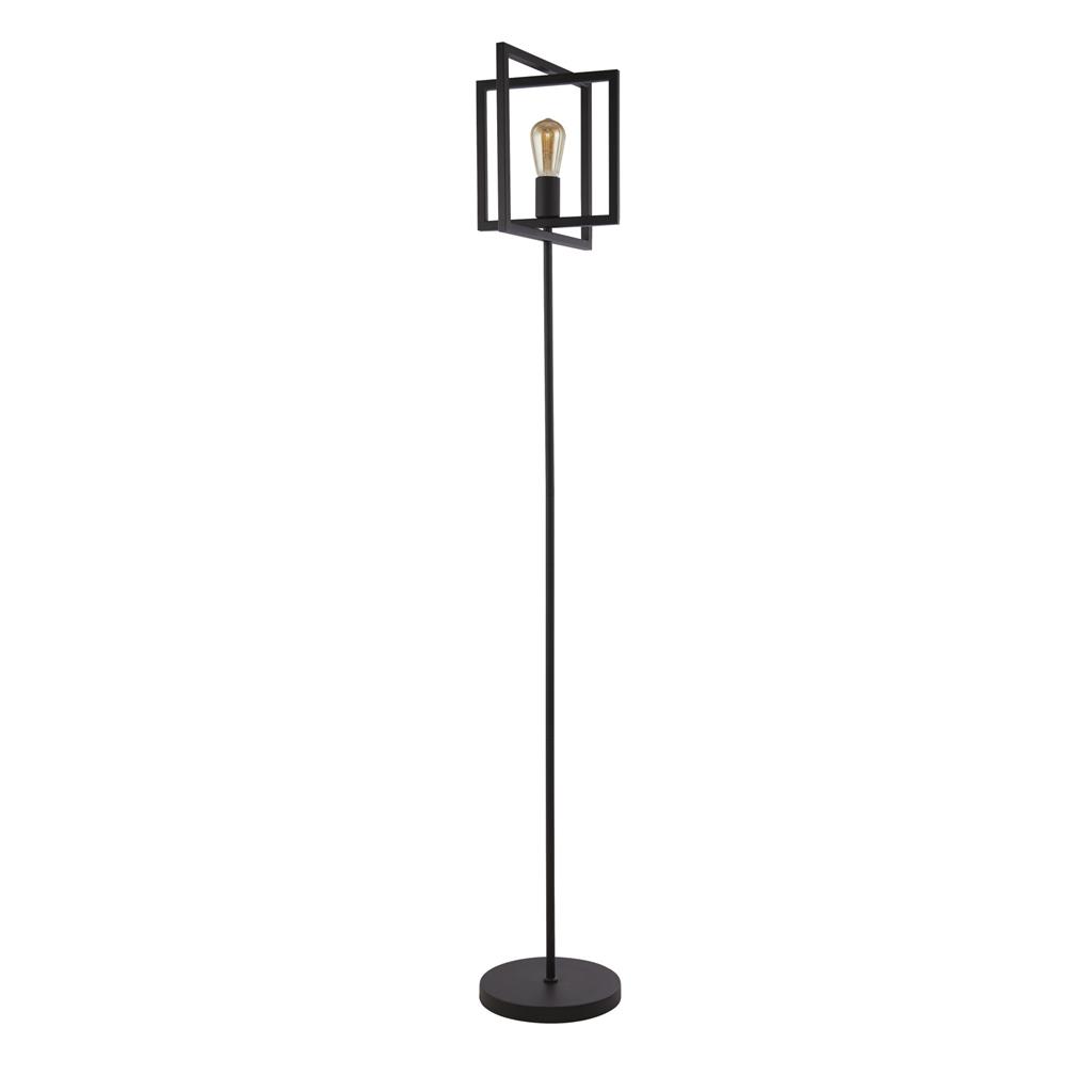 Plaza Adjustable Floor Lamp - Matt Black Metal