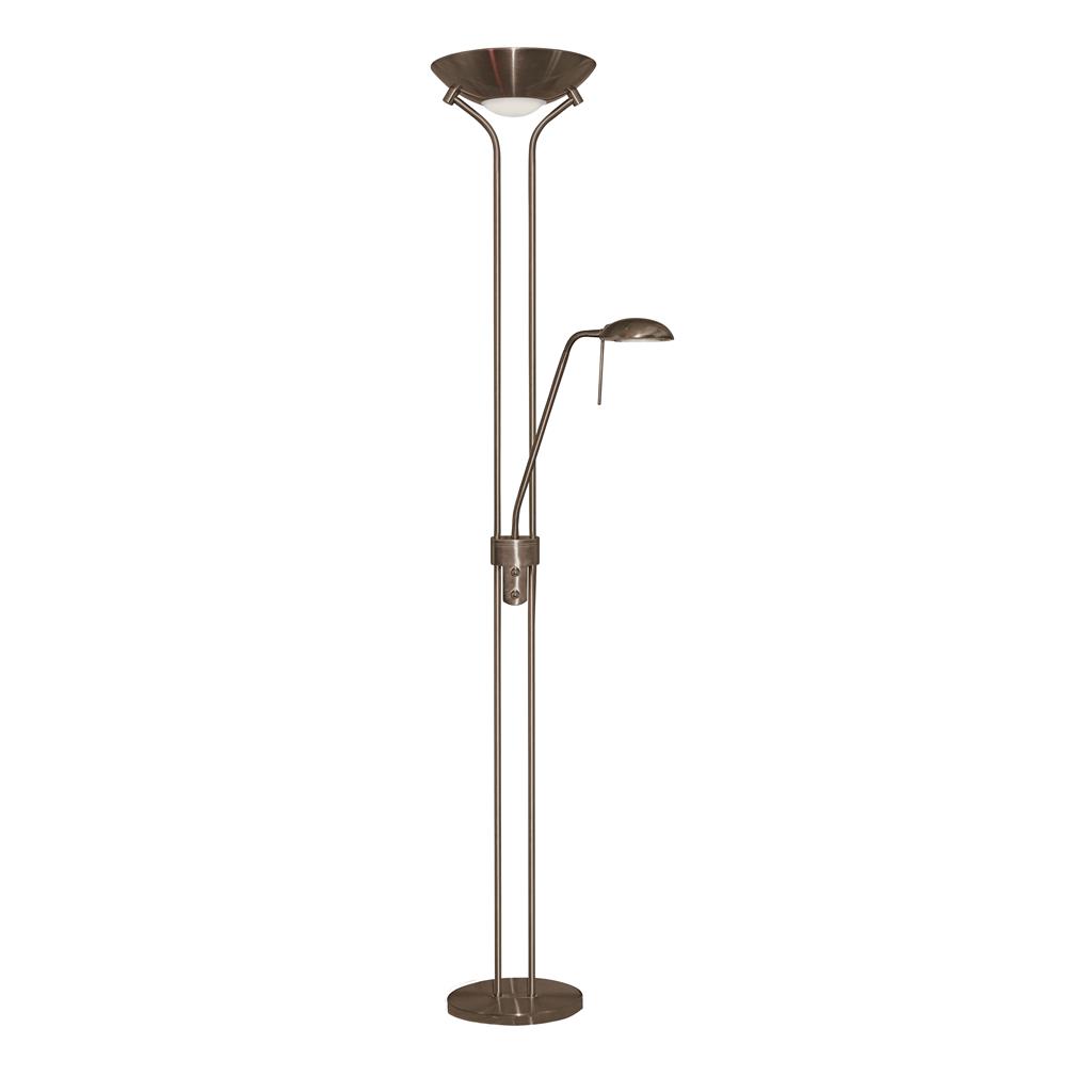 Mother & Child LED Dimmable Floor Lamp - Antique Brass