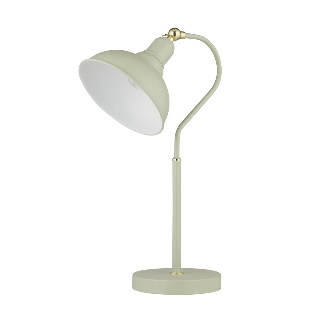 x Xenon Arch Table Lamp - Sage Green