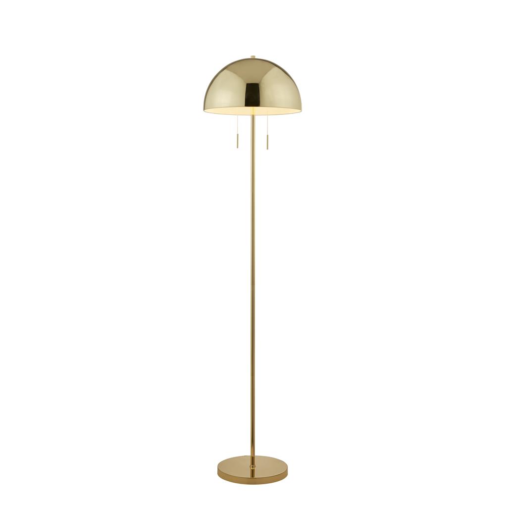 2LT Polish Brass Floor Lamp