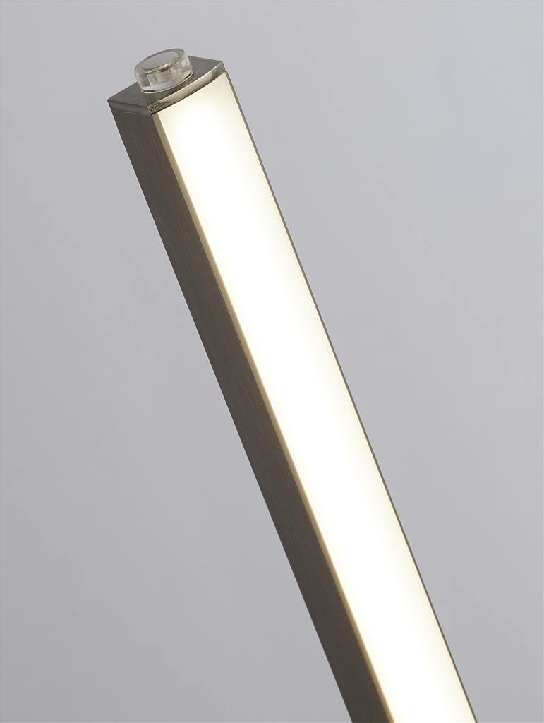 Tribeca Table Lamp - Stain Silver Metal