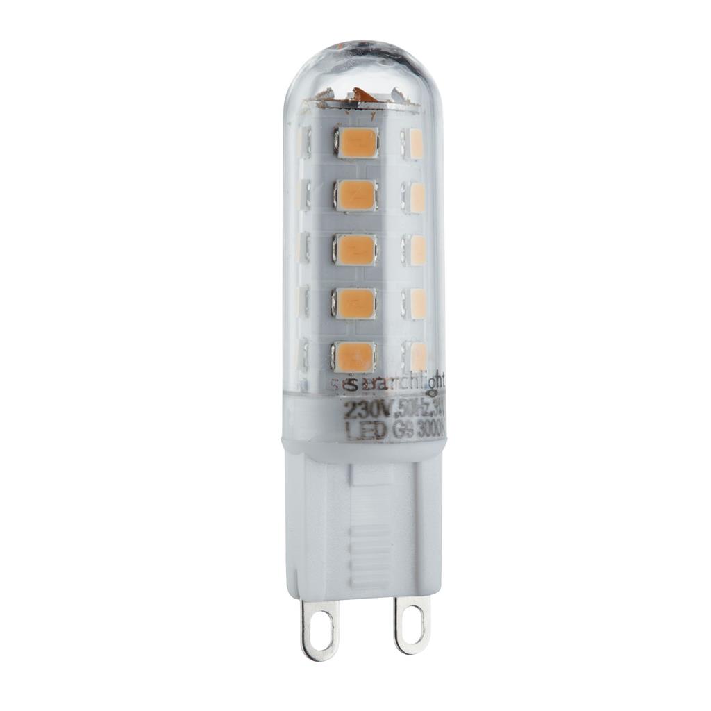 Pack 10 G9 LED Lamps - 3W, 300 Lumens, Cool White