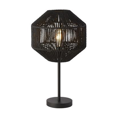 Wicker Table Lamp - Natural Rope