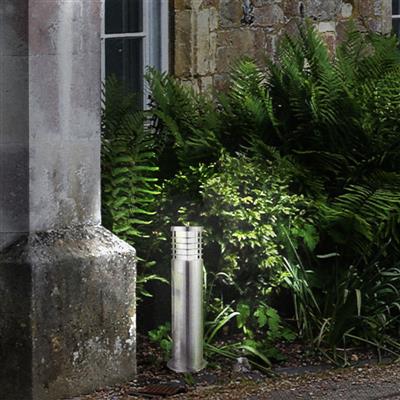 Louvre Outdoor Post - Stainless Steel & Polycarbonate, IP44
