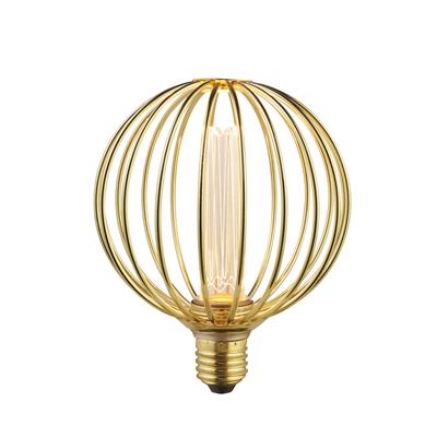 Globe Lamp - Gold Metal