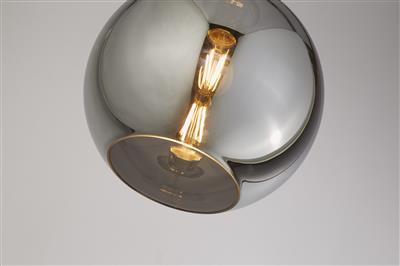 Balls Ceiling Pendant - Chrome & Smoked Glass