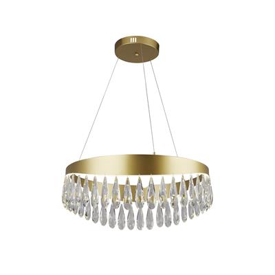 Jewel LED Ceiling Pendant - Gold & Crystal