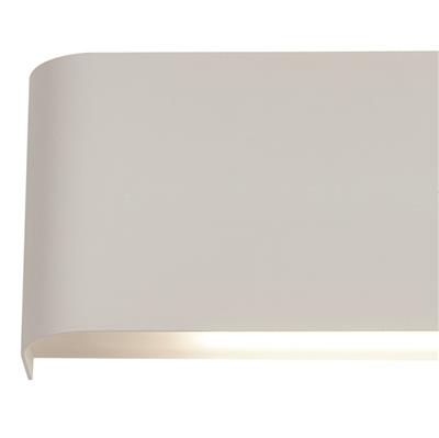 Match Box 2Lt LED Wall Light - White Up/Downlight