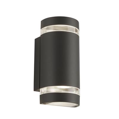Sheffield LED Outdoor 2LT Light -Grey & Clear Diffuser, IP44