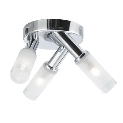 BUBBLES BATHROOM - IP44 (G9 LED) 3LT CEILING, FROSTED GLASS,