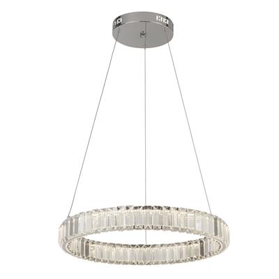 Lux & Belle LED Ceiling Light - Chrome & Clear Glass