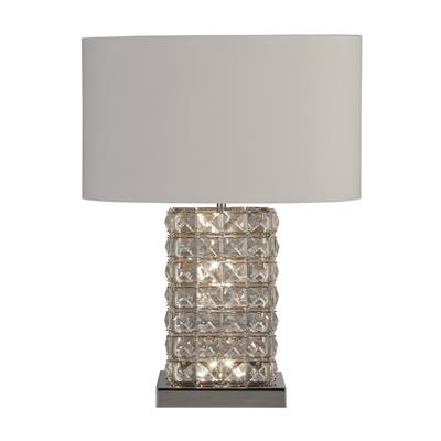 Crystal Table Lamp with Oval Shade As Per XT8109-2