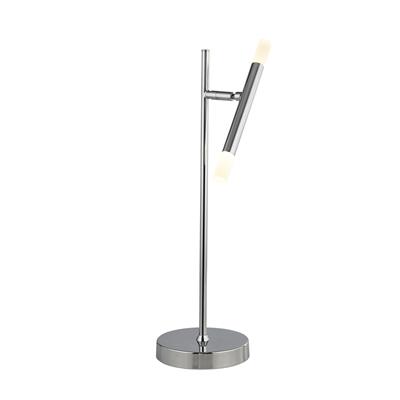 Tubes Table Lamp - Satin Nickel Metal