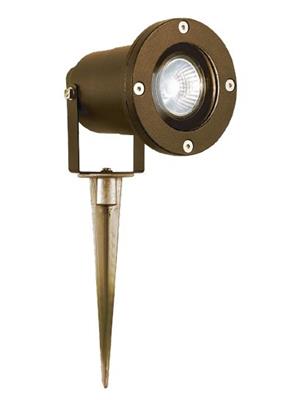 Spikey LED Outdoor Spike  -  Rust Brown, IP65