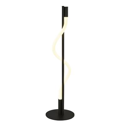 Serpent LED Table Lamp - Black Metal & Acrylic