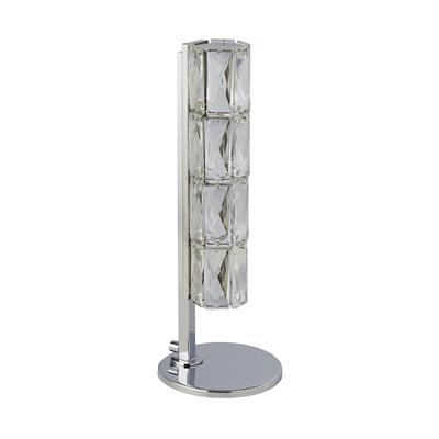 Remy LED Table Lamp - 
Chrome & Clear Crystal Trim