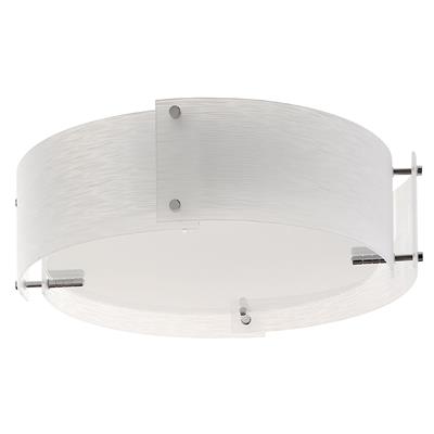 Trinity 3Lt Ceiling Light - Chrome & Frosted Glass