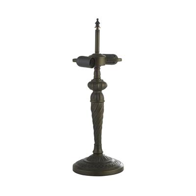 Tiffany Table Lamp Base Only Antiq Bze/Blk - 7066-42