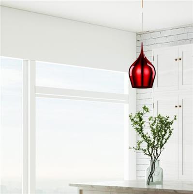 Vibrant Ceiling Pendant - Red Aluminium