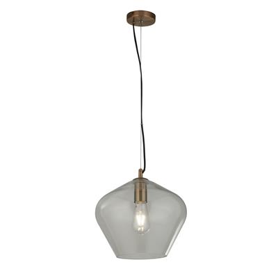 Ceiling Pendant - Copper & Clear Glass