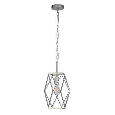 Chassis Ceiling Pendant Satin Silver Metal