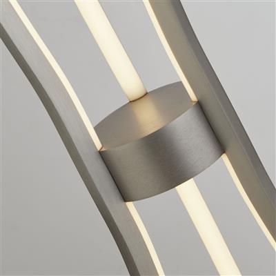 Tripod LED 3Lt Floor Lamp - Satin Nickel