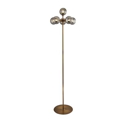 Molecule 6Lt Floor Lamp - Bronze Fin