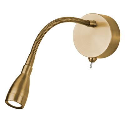 Flexy LED Adjustable Wall Light -Satin Brass