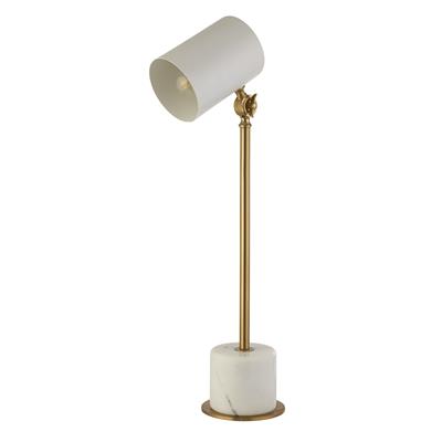 x Beam Cylinder Head Lamp - White Marble Base