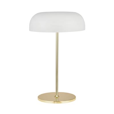 x Hanover Table Lamp - White & Brass