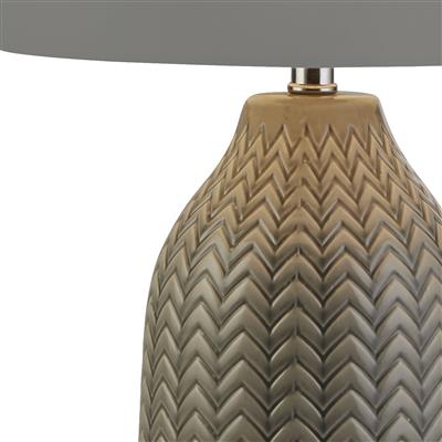 x Paramount Table Lamp - Grey Ceramic