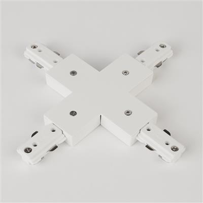 Track 'X' Connector, White