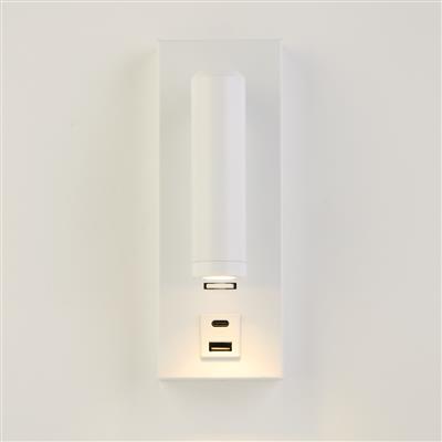 Marlow USB Reading Light, White